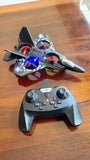 RC Jet Fighter — Remote Control Airplane Toy | 2.4GHz | LED Lights | Rechargeable Battery | Outdoor Flying Toy for Kids & Adults