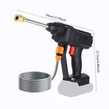 Cordless Car Washer Gun — Double Battery High Pressure Water Spray Gun | Portable Car Cleaning Tool