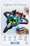 RC Jet Fighter — Remote Control Airplane Toy | 2.4GHz | LED Lights | Rechargeable Battery | Outdoor Flying Toy for Kids & Adults