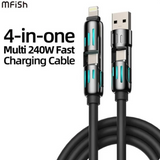 4-in-1 Multi USB Charging Cable | Fast Charge for All Your Devices