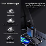 All-in-1 Retractable Multi Charging Cable | Fast Charge for iPhone, Android & Type-C Devices
