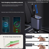 All-in-1 Retractable Multi Charging Cable | Fast Charge for iPhone, Android & Type-C Devices